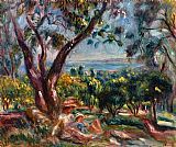 Cagnes Landscape with Woman and Child